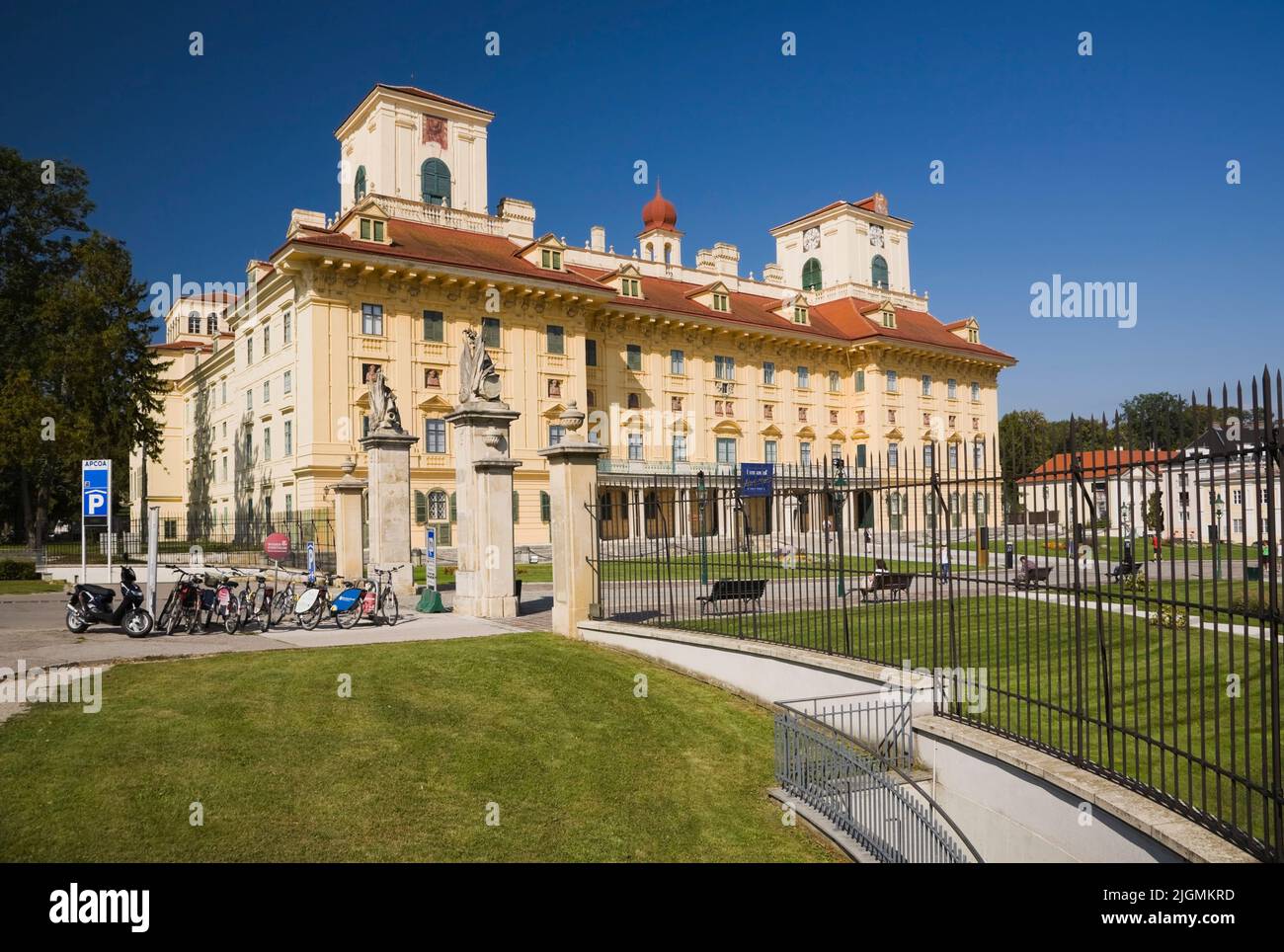 Schloss Esterhazy in Eisenstadt, Burgenland, Österreich. Stockfoto