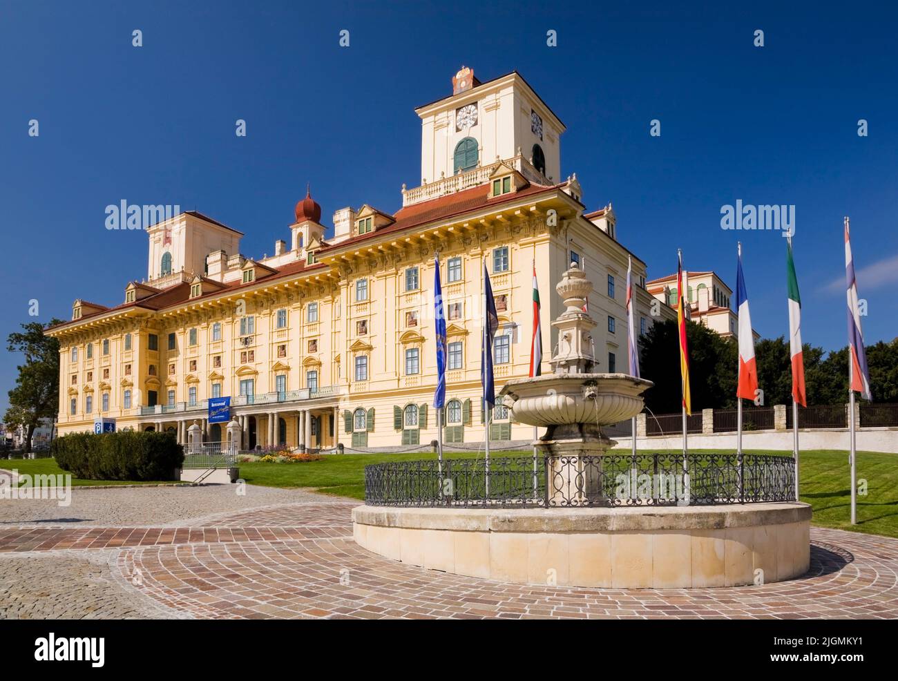 Schloss Esterhazy in Eisenstadt, Burgenland, Österreich. Stockfoto