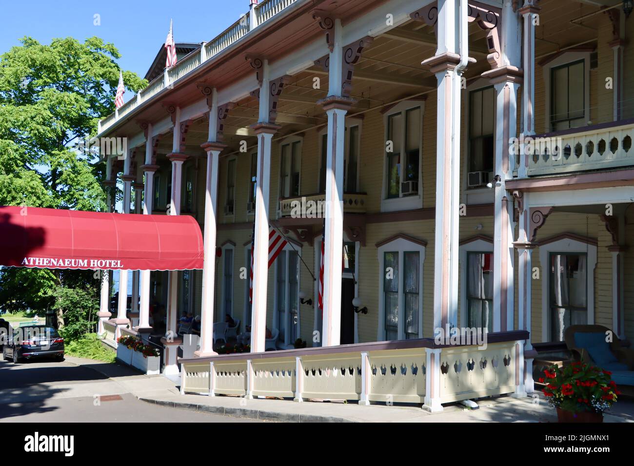 Athenaeum Hotel in Chautauqua Institution, NY Stockfoto