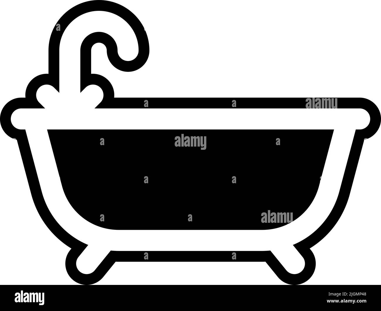 Symbol für das Klempnerbad . Stock Vektor