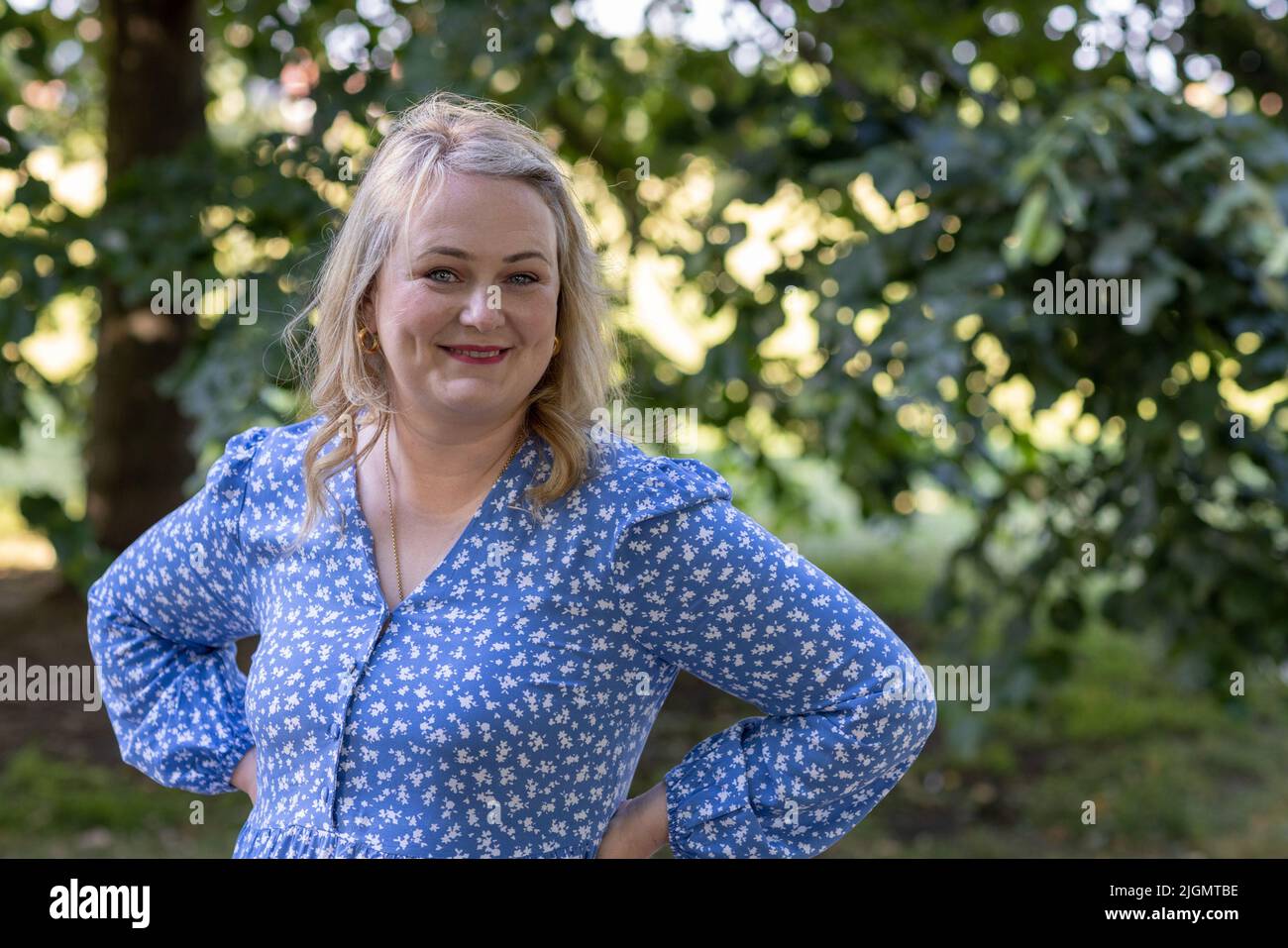 Schauspielerin und Schriftstellerin Philippa Dunne bekannt für The Nevers (2021), This is Going to Hurt (2022) und The Bright Side (2020), Motherland, Derry Girls She is Stockfoto