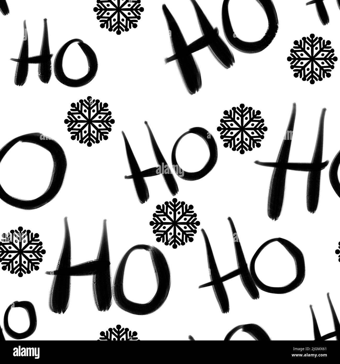 Weihnachten nahtlose Santa ho ho ho ho Muster für Neujahr Geschenke und Geschenkpapier und Notizbücher und Zubehör und Kinder. Hochwertige Illustration Stockfoto