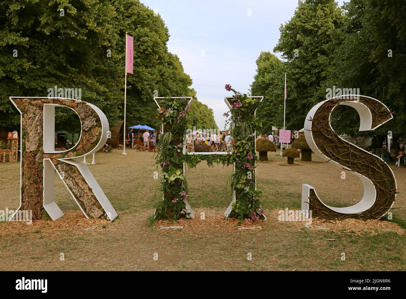 RHS Hampton Court Palace Garden Festival 2022, London, England, Großbritannien, Europa Stockfoto