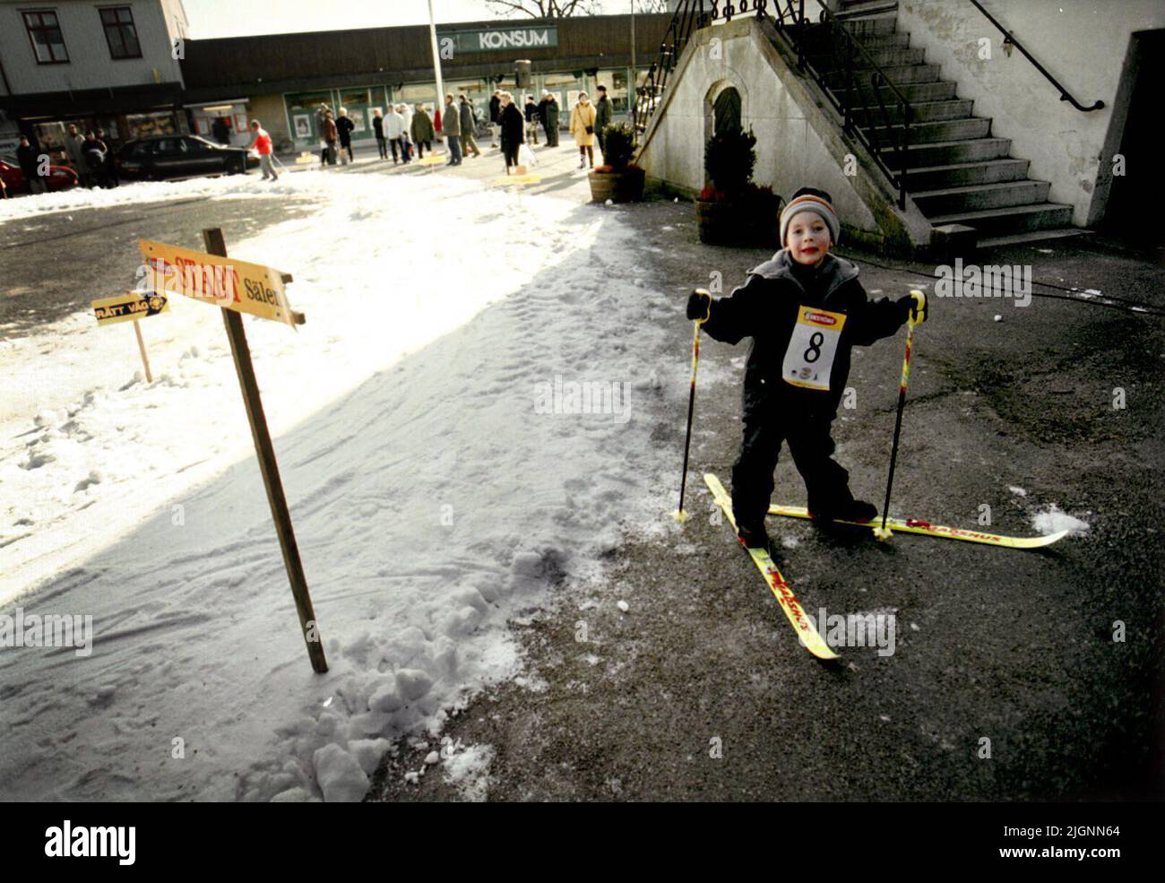Kinder skifahren schweden Fotos und Bildmaterial in hoher Auflösung