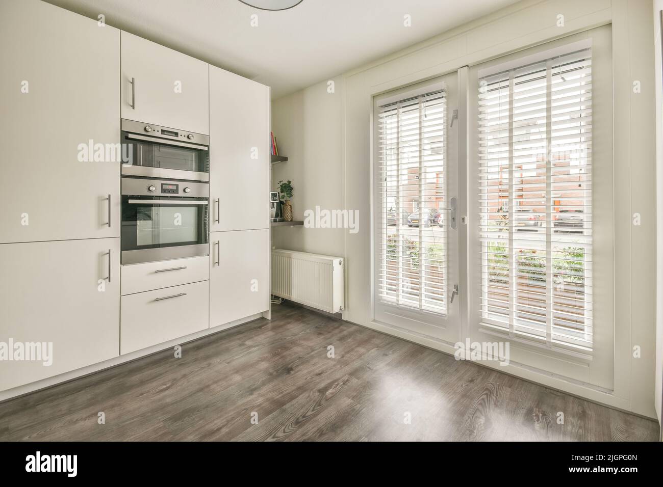 Loft-Stil Wohnküche Interieur Stockfoto