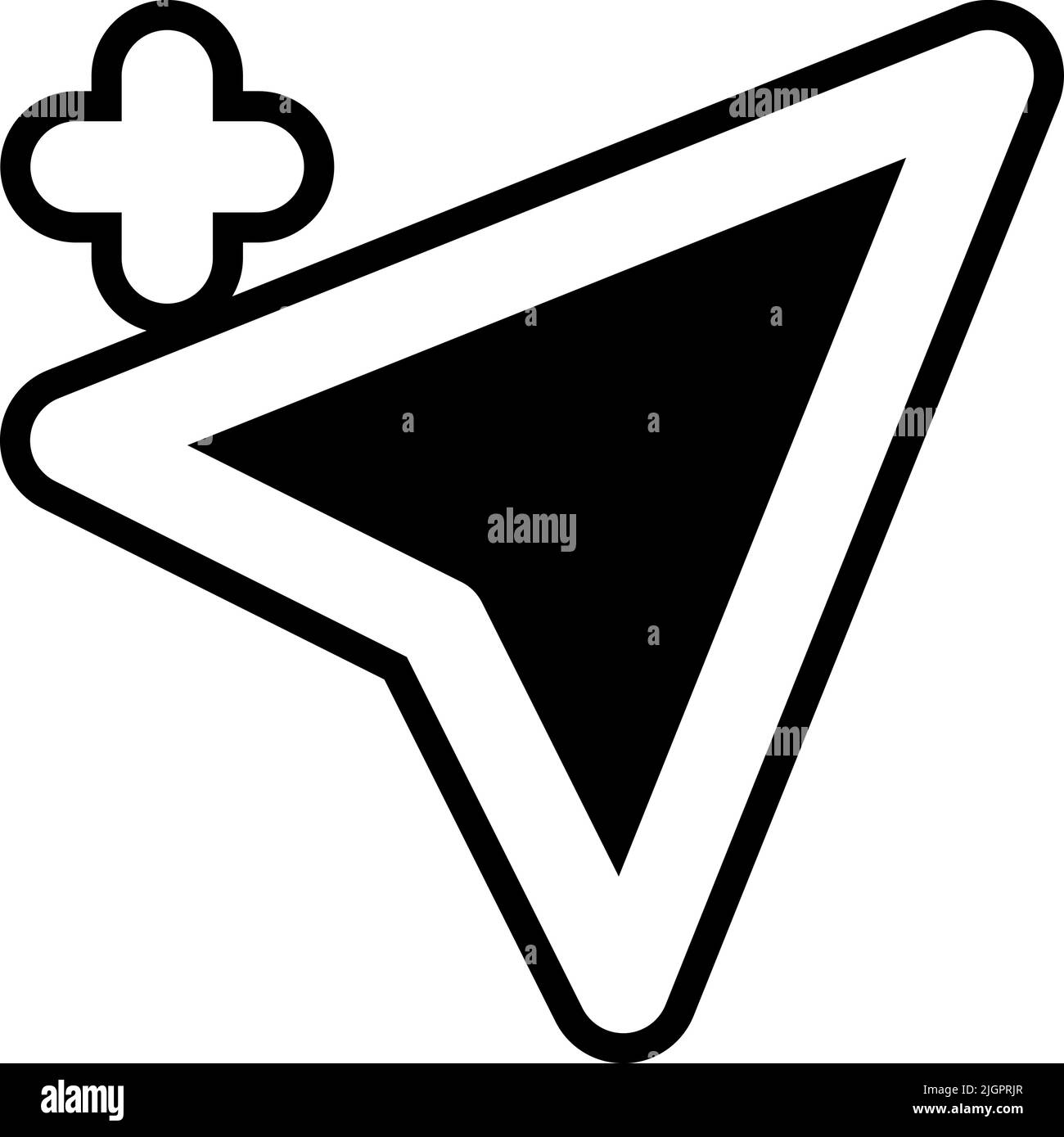 Cursor-Symbol der Benutzeroberfläche . Stock Vektor