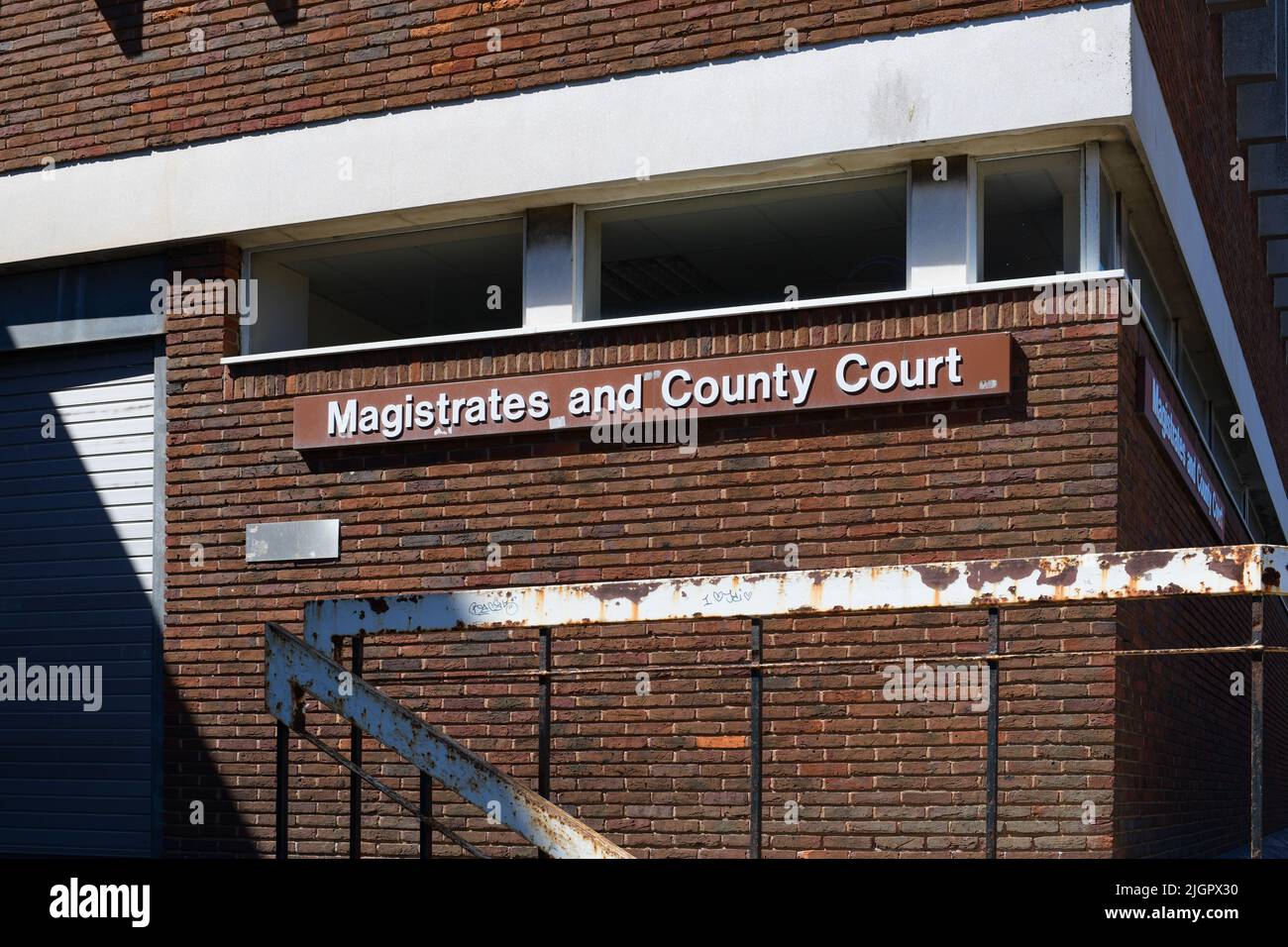 Margate Magistrate und County Court, Margate, Kent, England, Großbritannien Stockfoto