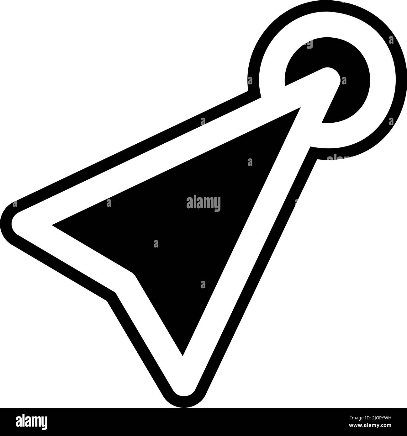 Cursor-Symbol der Benutzeroberfläche . Stock Vektor