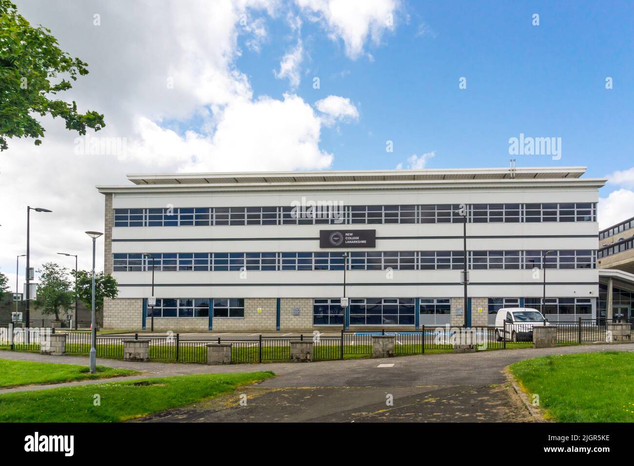 Der Cumbernauld Campus des New College Lanarkshire. Stockfoto