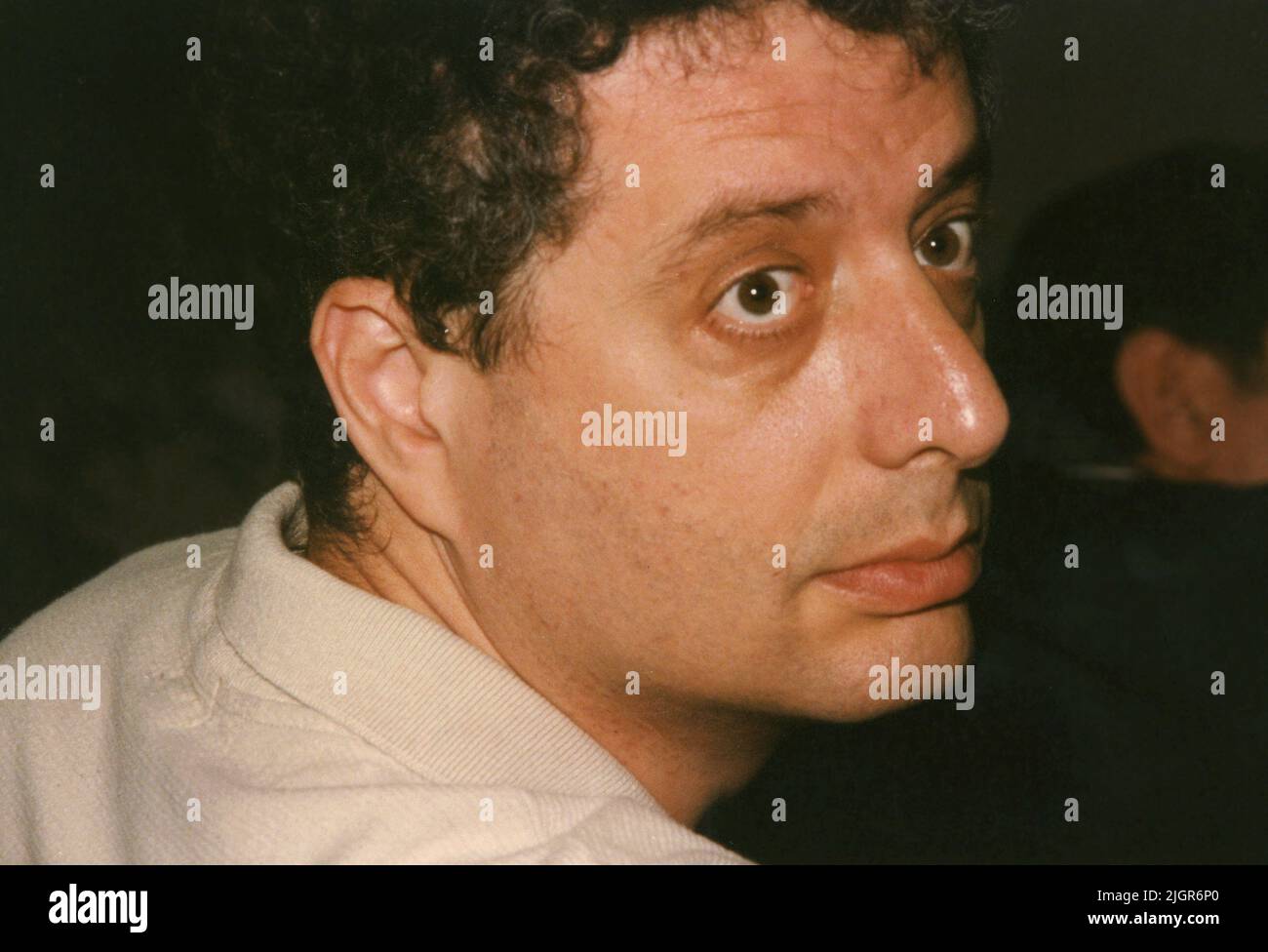 Rumänischer Journalist Stefan Maier, ca. 1991 Stockfoto