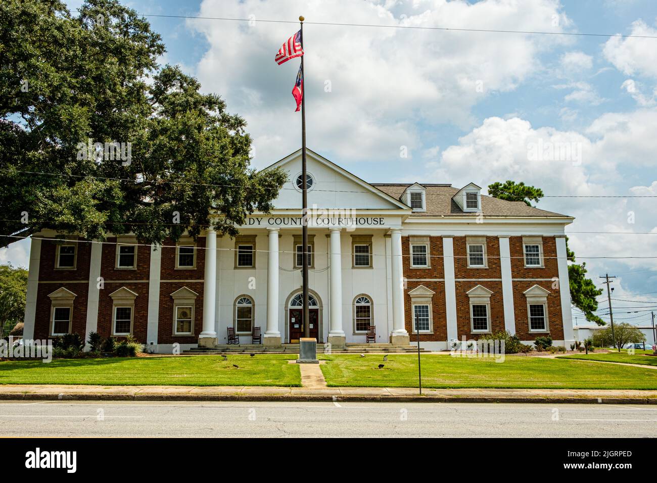 Grady County Courthouse, North Broad Street, Kairo, Georgia Stockfoto