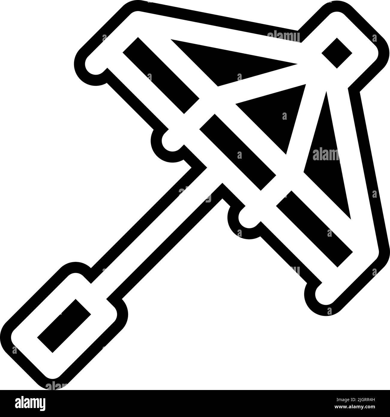 Chinesische Hochzeit Regenschirm Ikone . Stock Vektor