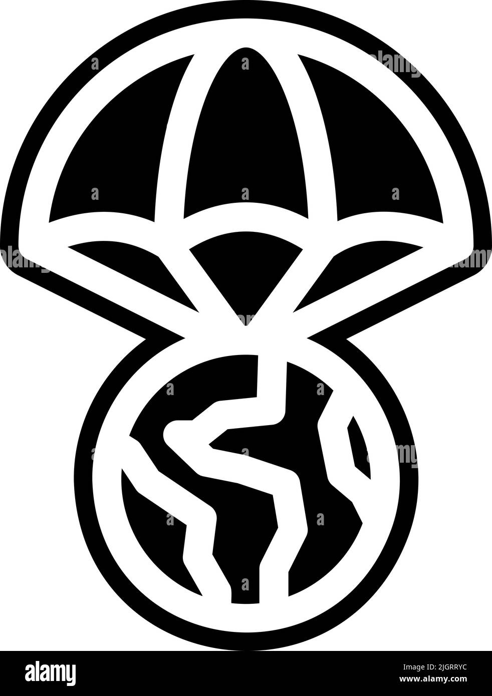 Erde Tag schützen Symbol . Stock Vektor