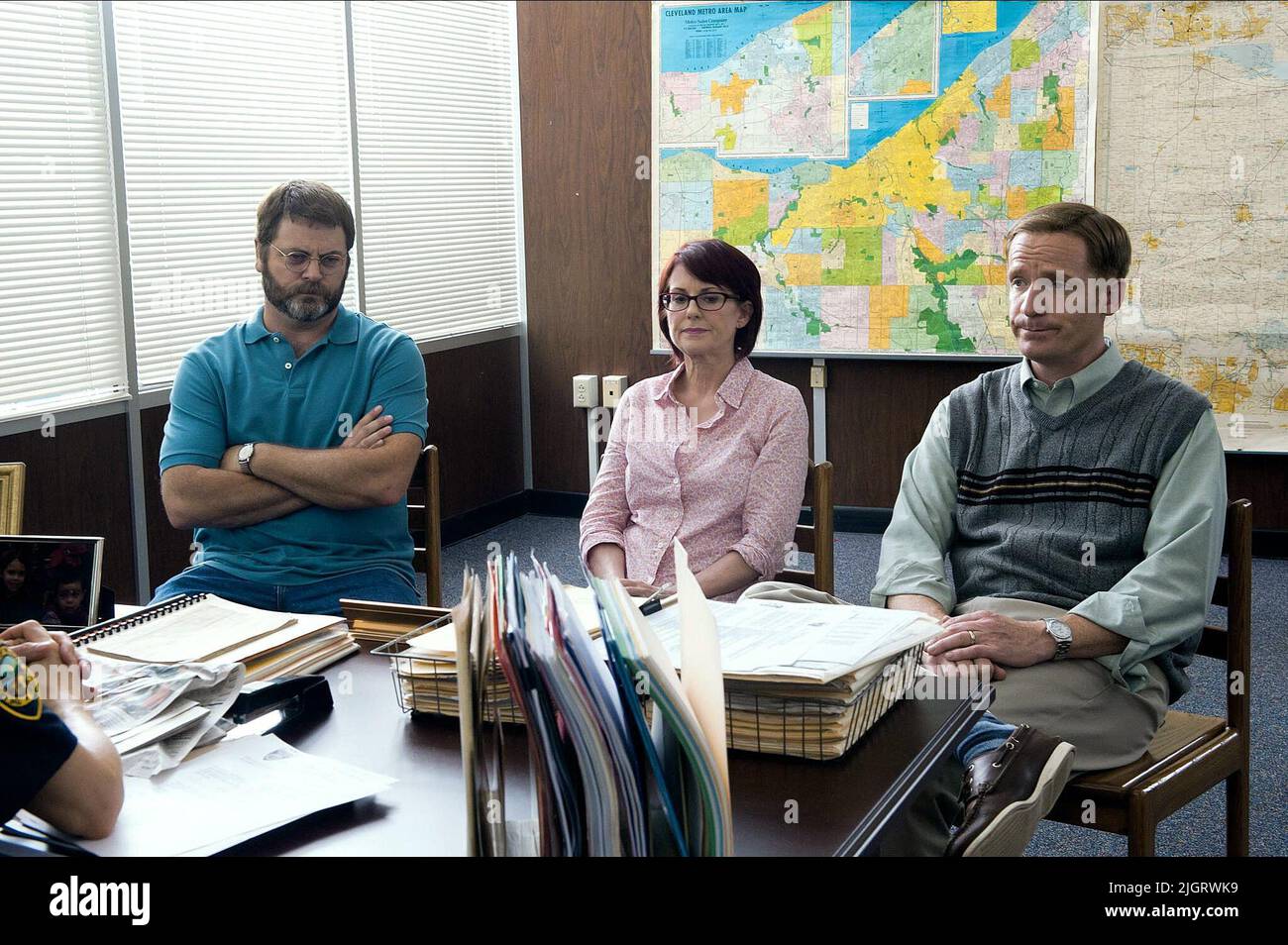 NICK OFFERMAN, Megan Mullally, MARC EVAN JACKSON, die Könige von SOMMER 2013 Stockfoto