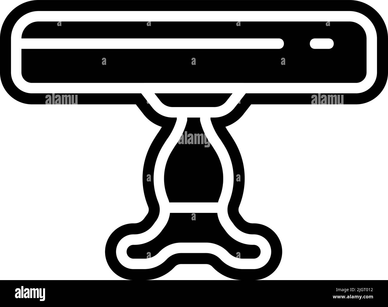 Möbel Esstisch Icon . Stock Vektor