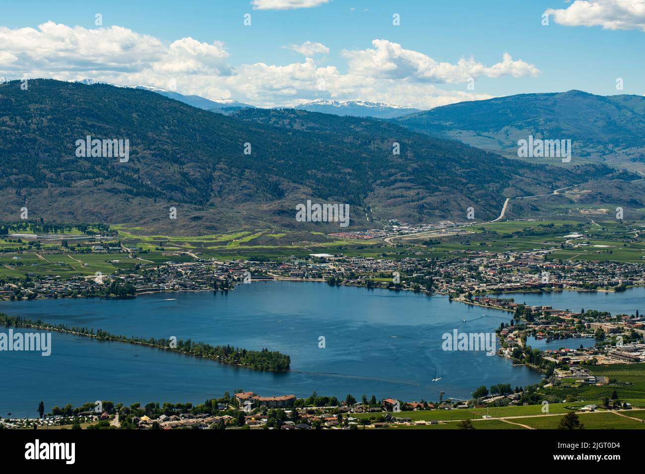 Osoyoos Lake, Osoyoos, Britisch-Kolumbien, Kanada Stockfoto