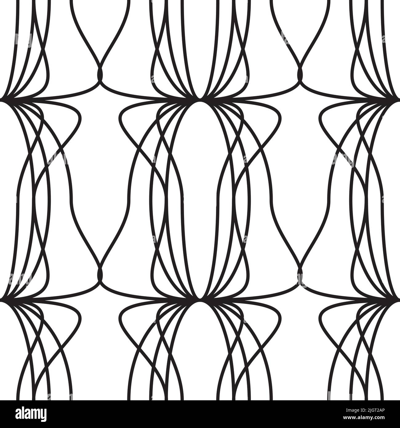 Vektordarstellung von nahtlosen quadratischen Hintergrundmuster von geometrischen Formen. Ideal für Modedesign, Stoff oder Geschenkpapier Stock Vektor