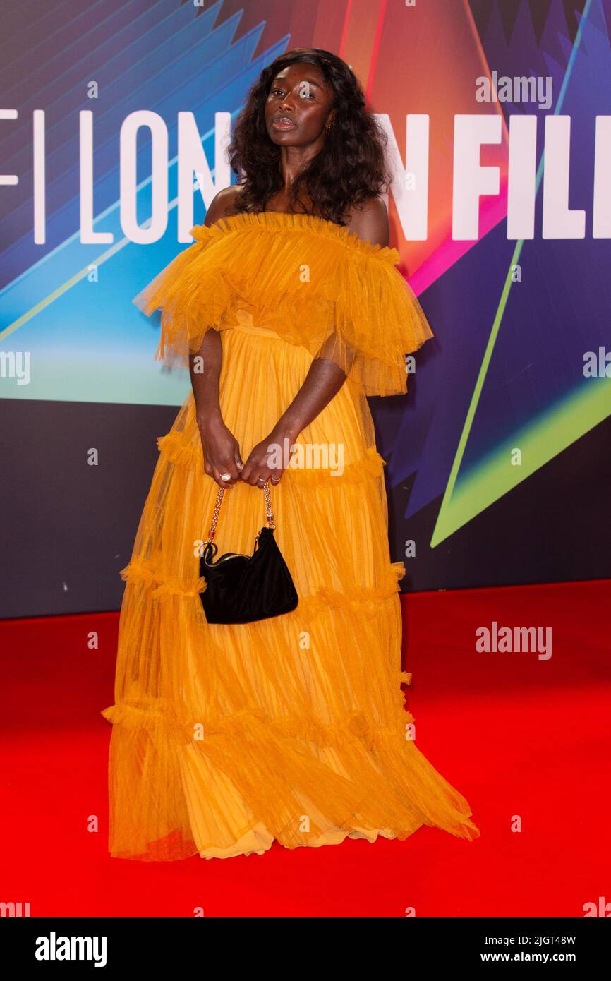 The BFI 65. London Film Festival Abschlussgala Europäische Premiere von 'The Tragedy of Macbeth' in der Royal Festival Hall, Southbank - Arrivals Featuring: Rhoda Ofori-Attah wo: London, Vereinigtes Königreich Wann: 17. Okt 2021 Credit: Mario Mitsis/WENN Stockfoto