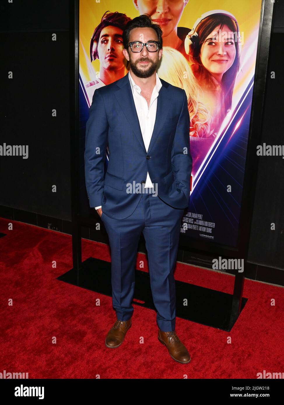 12. Juli 2022, Hollywood, Caliafornia, USA: Adam Rose nimmt an der ''1UP'' Los Angeles Premiere Teil. (Bild: © Billy Bennight/ZUMA Press Wire) Stockfoto