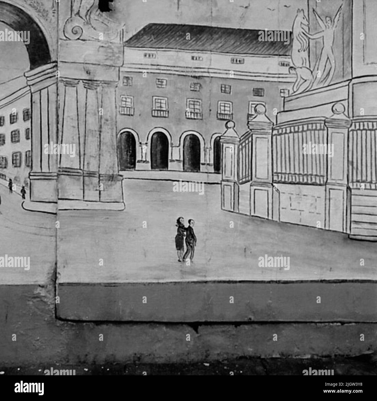 49. Portugal. Photo Jornal ist verfügbar bei B.M.A. + Fotoalben. Erwerb: Bücher und Archivmaterial. Fotos aufgenommen 1959-11-16,12 Bilder in Serie. Laut Notizen: Portugal. Atlantikküste, Lissabon, 16/11 -59. Von Skuthamnen.Ein Boot, das innen künstlerisch bemalt ist. Stockfoto