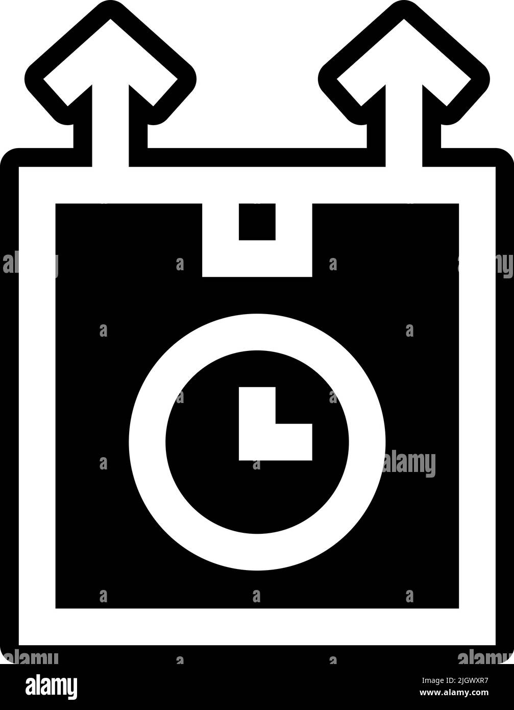 Circular Economy Produkt Lebensdauer Symbol . Stock Vektor