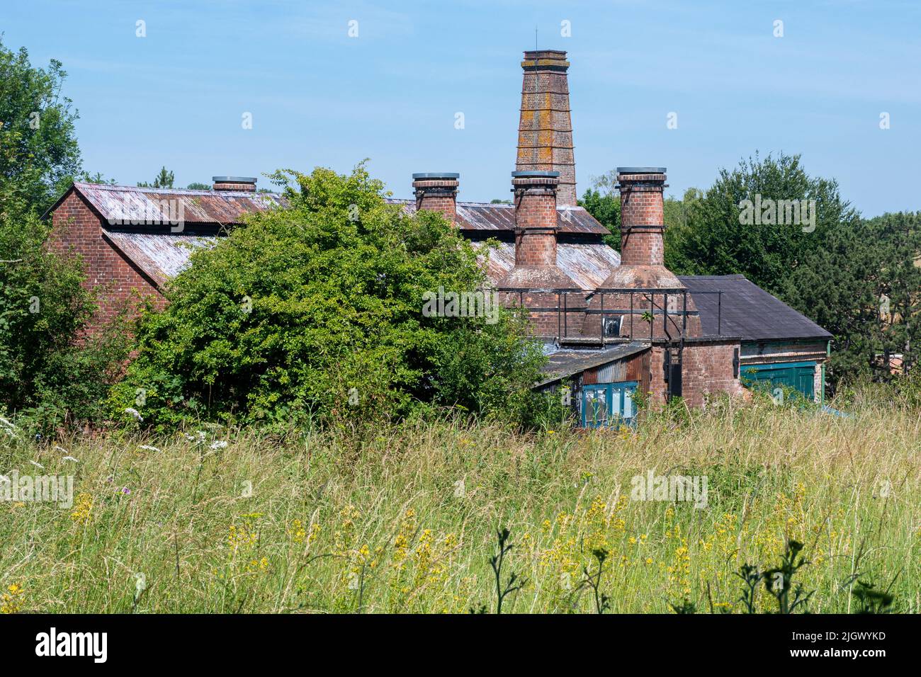 Twyford Waterworks, eine konservierte edwardianische Wasserpumpen- und Reinigungsstation in Hampshire, England, Großbritannien. Besucherattraktion, Museum Stockfoto
