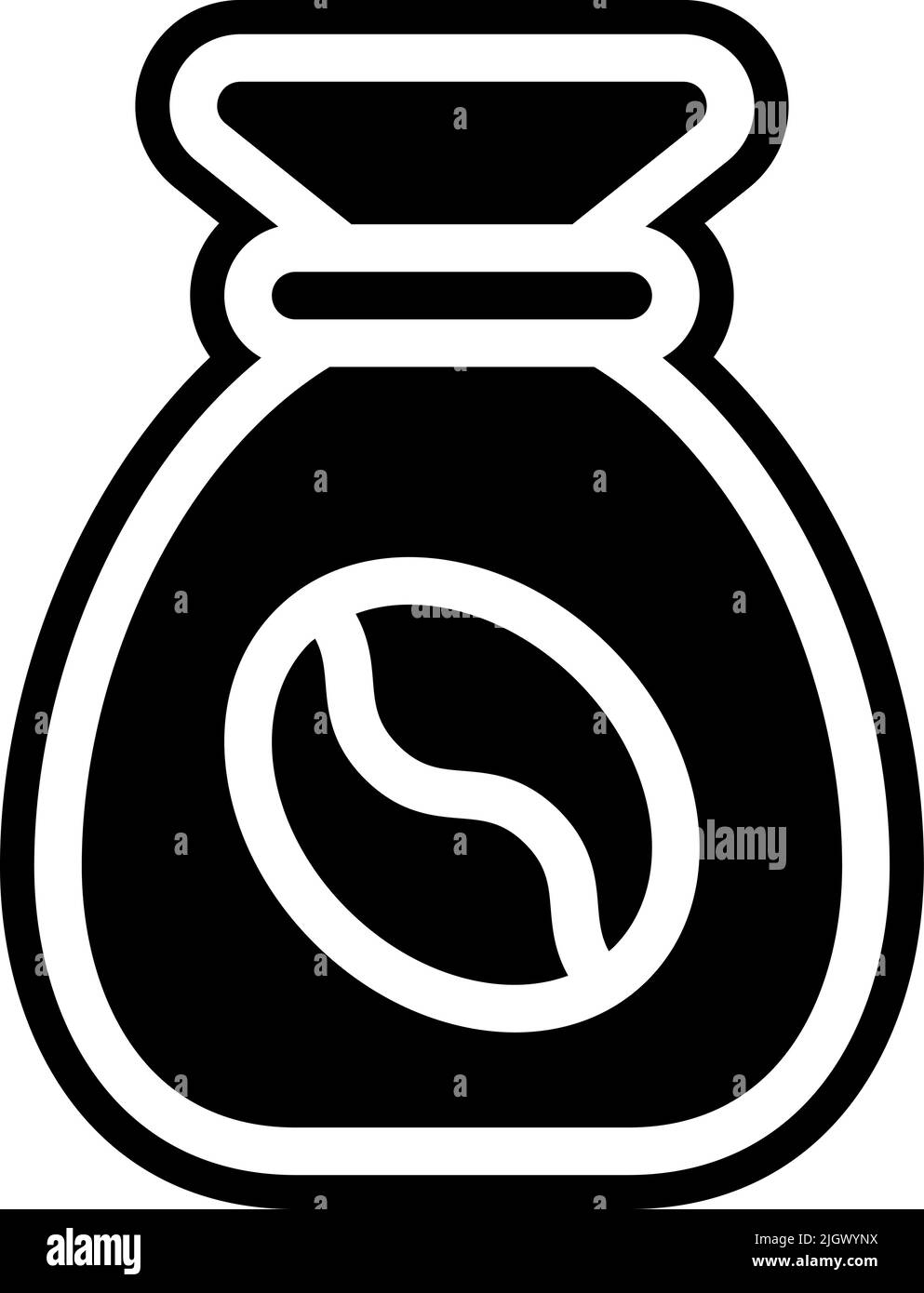 Café-Café-Kaffeetaschensymbol . Stock Vektor