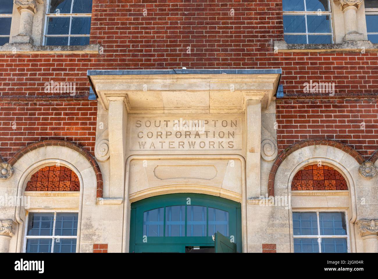 Twyford Waterworks, eine konservierte edwardianische Wasserpumpen- und Reinigungsstation in Hampshire, England, Großbritannien. Besucherattraktion, Museum Stockfoto