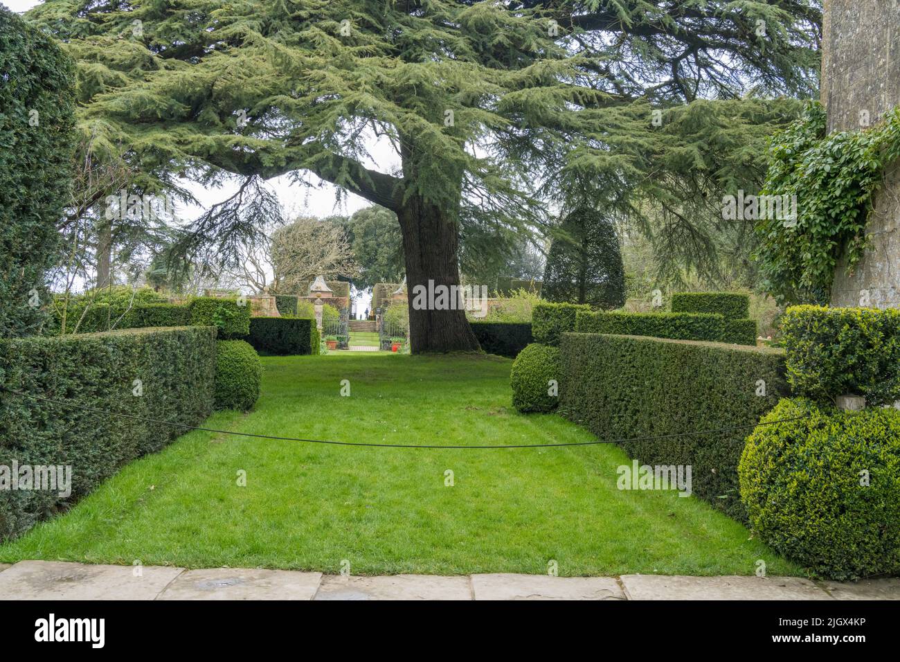 Hidcote Manor, National Trust, weltberühmter Heritage Garden, Hidcote Bartrim, in der Nähe von Chipping Campden, Gloucestershire, Großbritannien Stockfoto