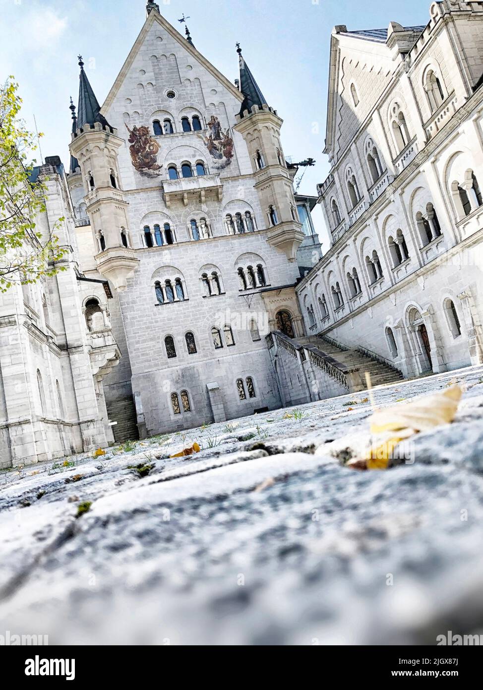Schloss Neuschwanstein in Südbayern. Schloss von König Ludwig II. Von Bayern. Auch bekannt als 'Disney Castle'. München, Bayern, Deutschland Stockfoto