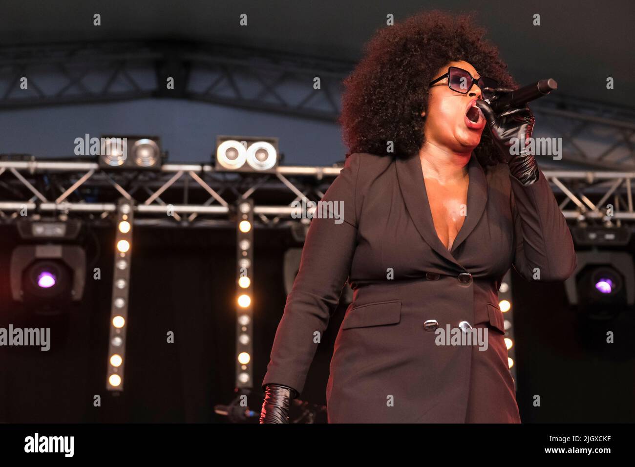 Mica Paris beim Cornbury Festival, Great Tew, Oxford, Großbritannien. 9. Juli 2022 Stockfoto