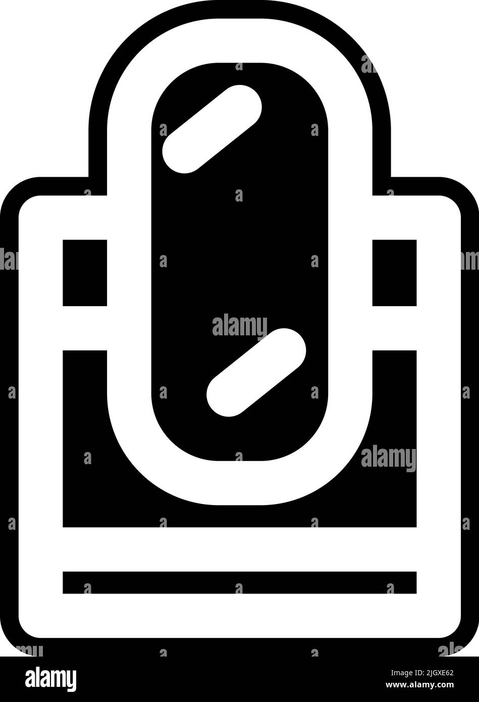 Symbol für Möbelspiegel. Stock Vektor