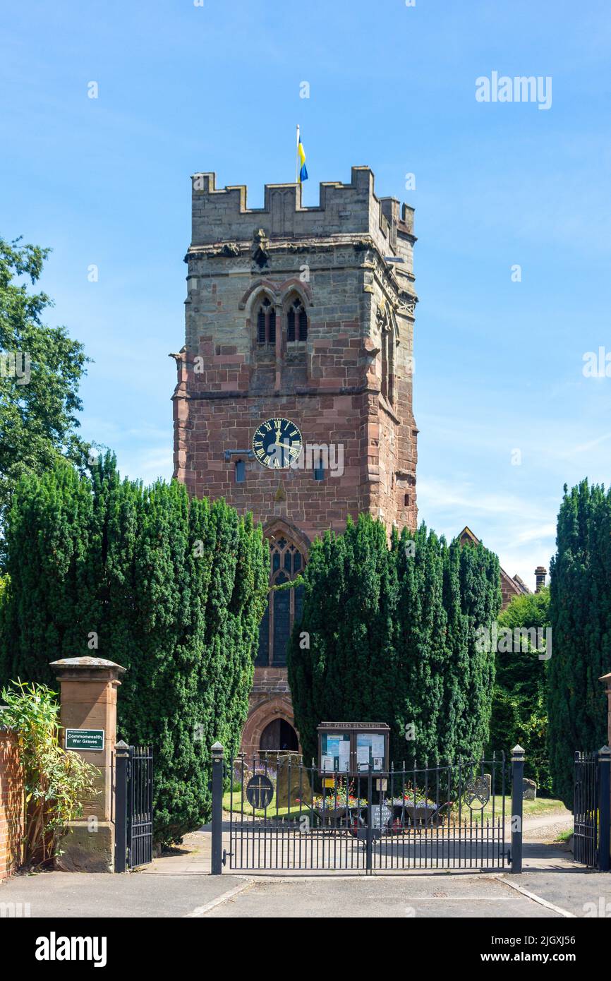 St. Peter's Parish Church, The Square, Dunchurch, Warwickshire, England, Vereinigtes Königreich Stockfoto
