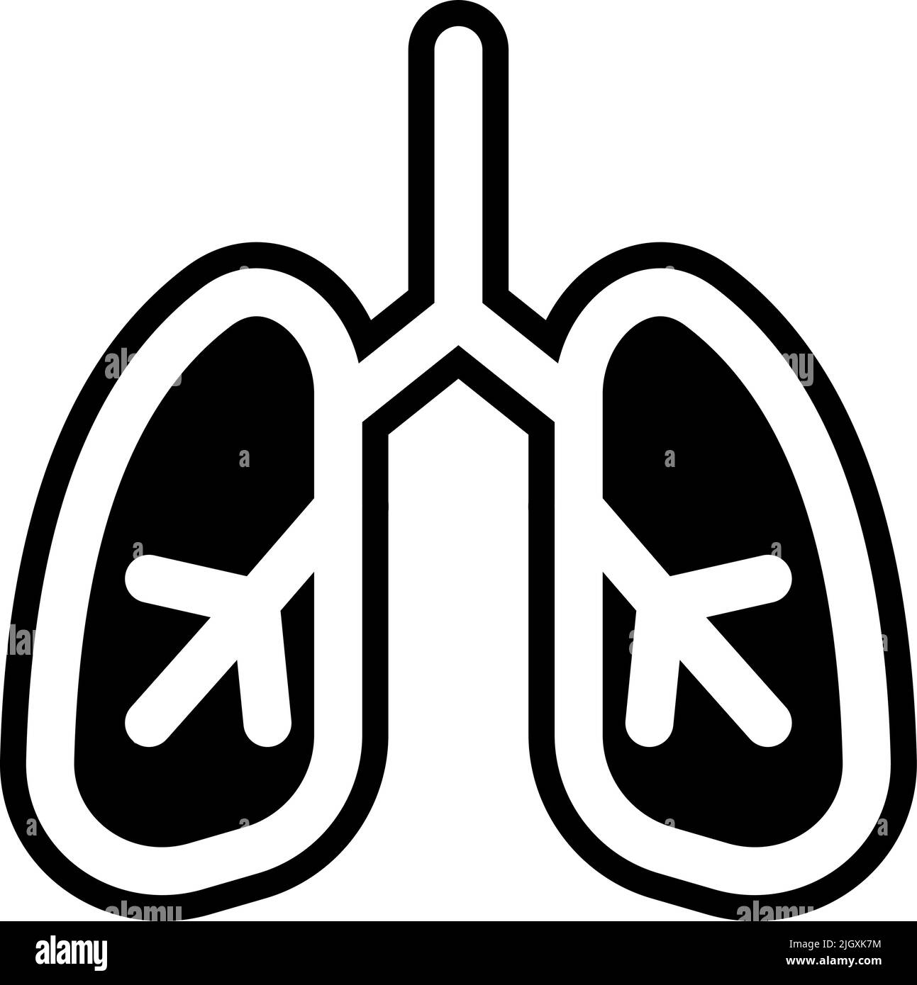 Healthcare Lungensymbol . Stock Vektor