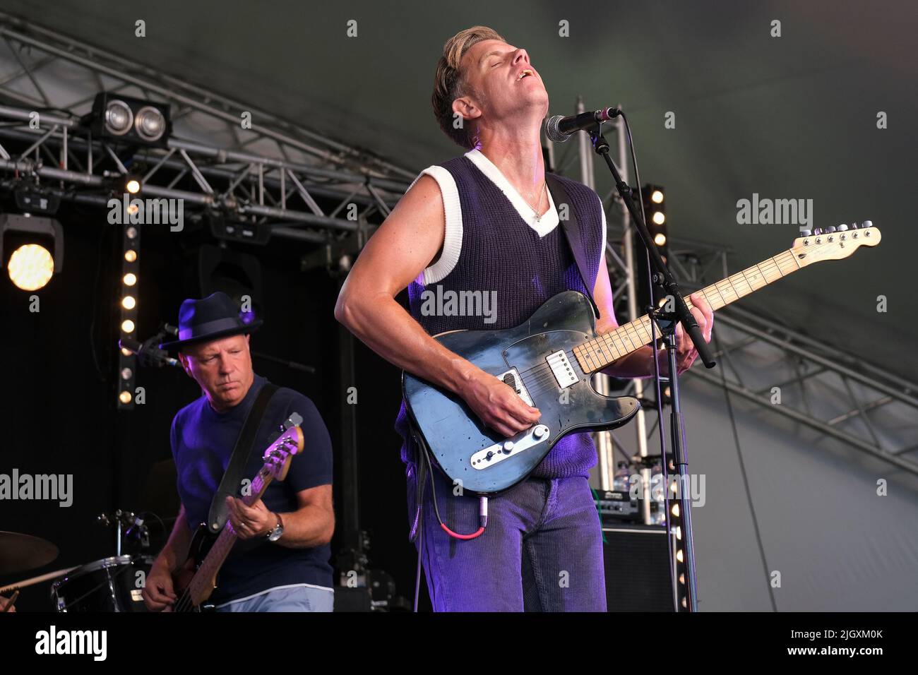 Stone Foundation beim Cornbury Festival, Great Tew, Oxfrord, Großbritannien. 8. Juli 2022 Stockfoto