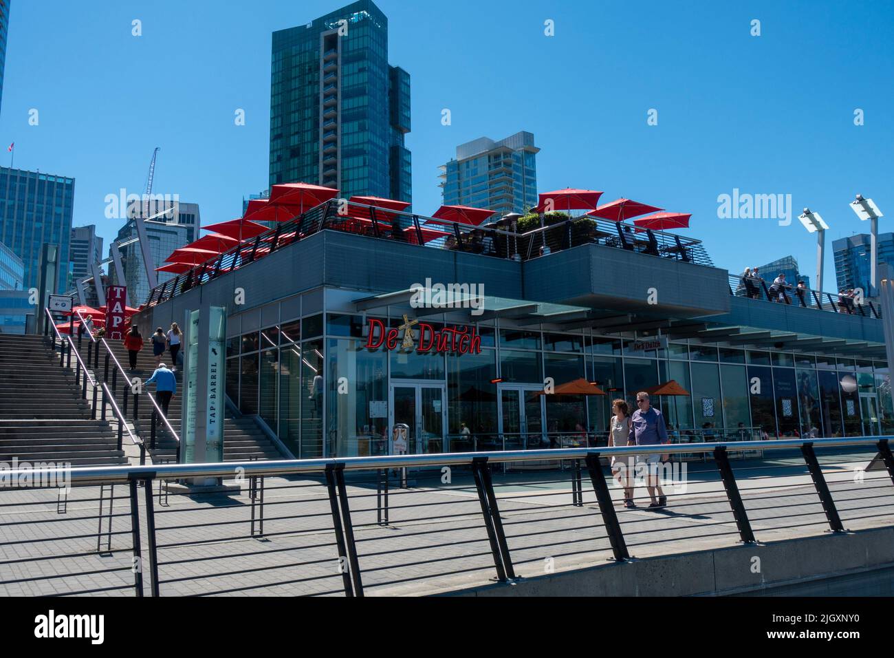 De Dutch Restaurant in Canada Place Downtown Vancouver, BC Kanada Stockfoto