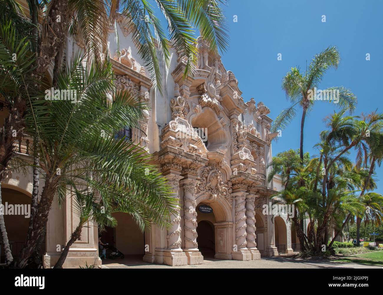 Casa Del Prado, Balboa Park, San Diego, CA Stockfoto