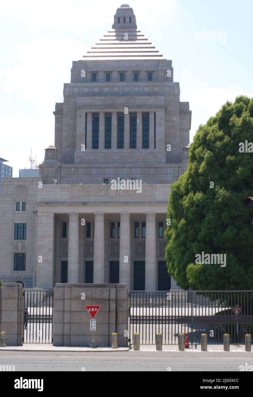 Der Nationaldiät - Sitz der japanischen Zweikammerregierung Stockfoto