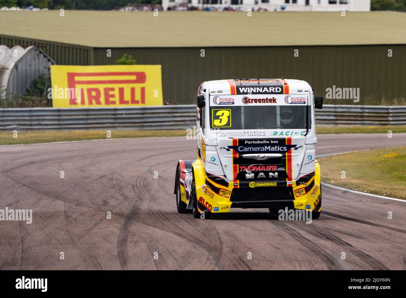 British Truck Racing Championship Thruxton Juli 2022 Stockfoto