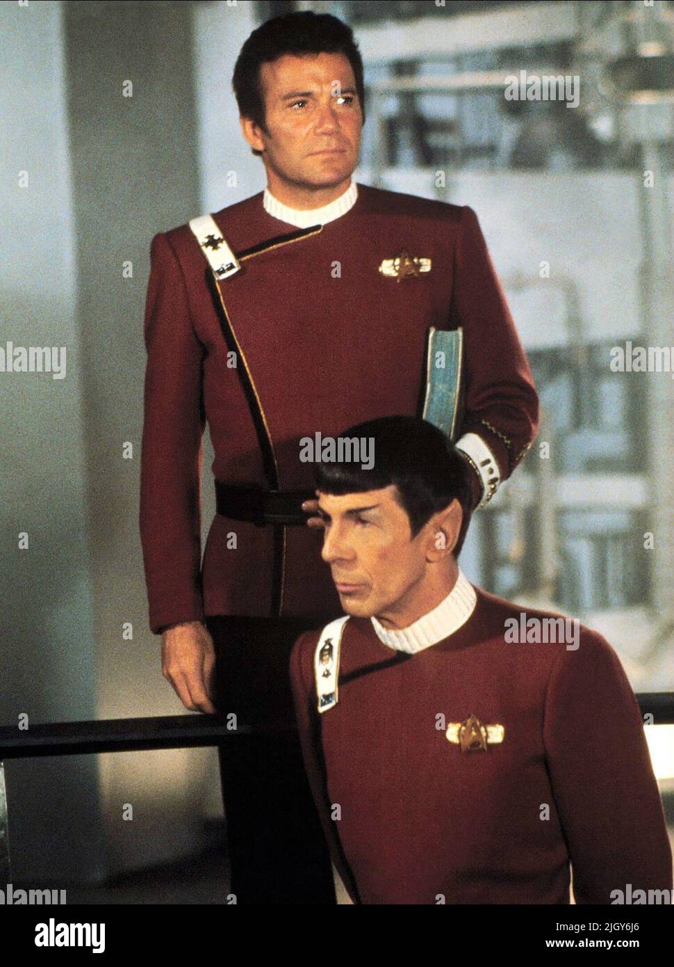 SHATNER, NIMOY, STAR TREK II: THE WRATH OF KHAN, 1982 Stockfoto