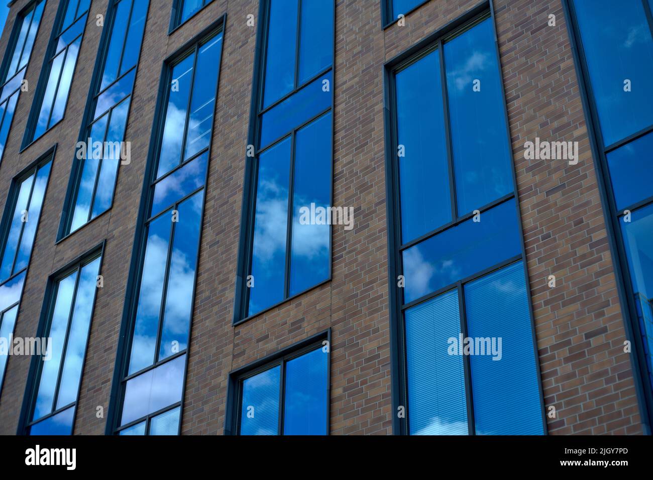 Bürogebäude in Gdańsk, Polen Stockfoto