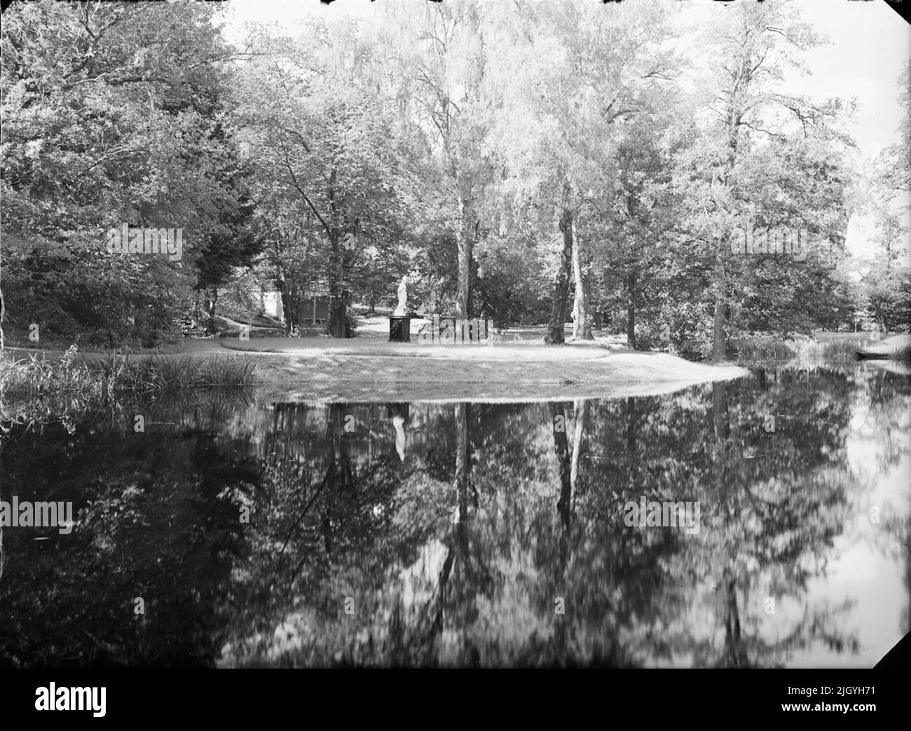 English Park, Formarks Herrgård, Forsmark, Uppland. English Park, Formarks Herrgård, Forsmark, Uppland Stockfoto