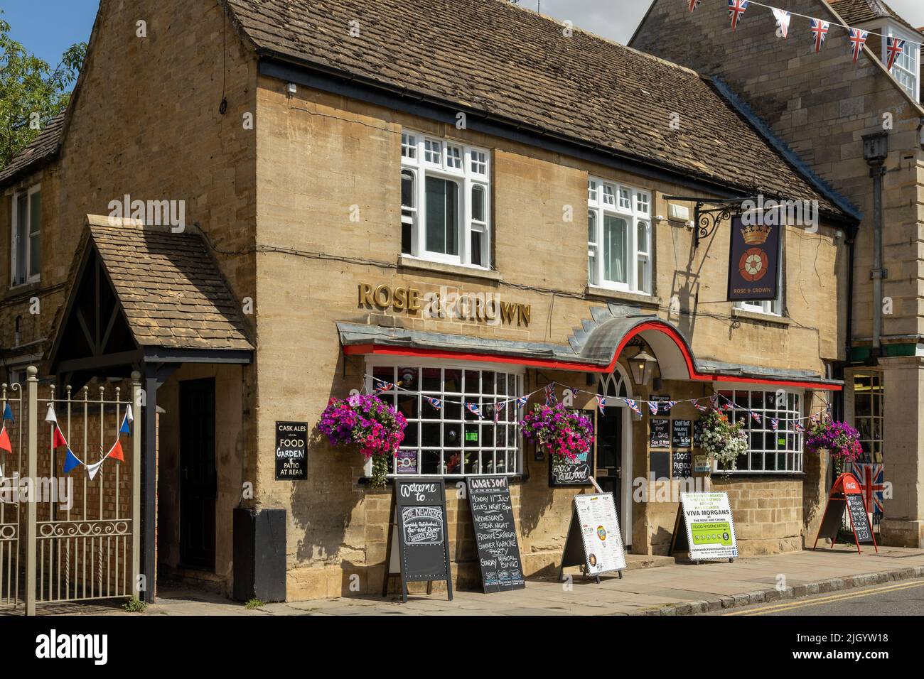 Oundle, eine wunderschöne kleine Stadt in Northamptonshire Stockfoto