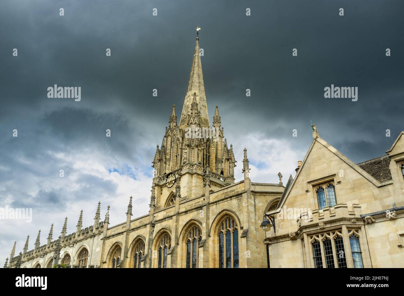 University Church of St Mary the Virgin, Oxford, Großbritannien 2022 Stockfoto