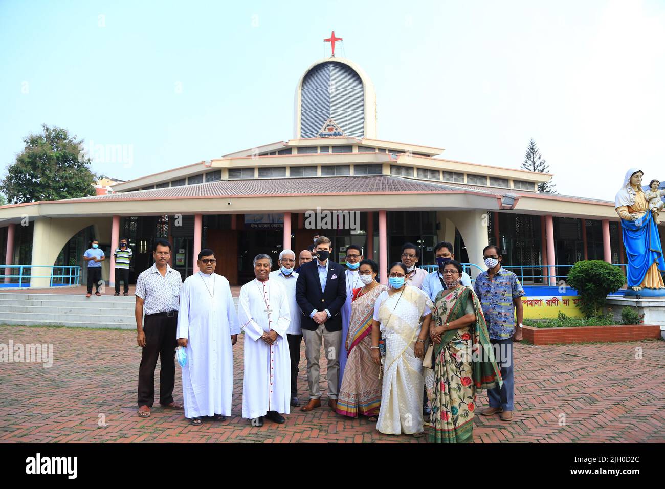 Einige Bilder von Herrn Earl Miller, US-Botschafter in Bangladesch.Bildnachweis: Ripon Tolentino. RVA News. Die wöchentliche Pratibeshi. Stockfoto
