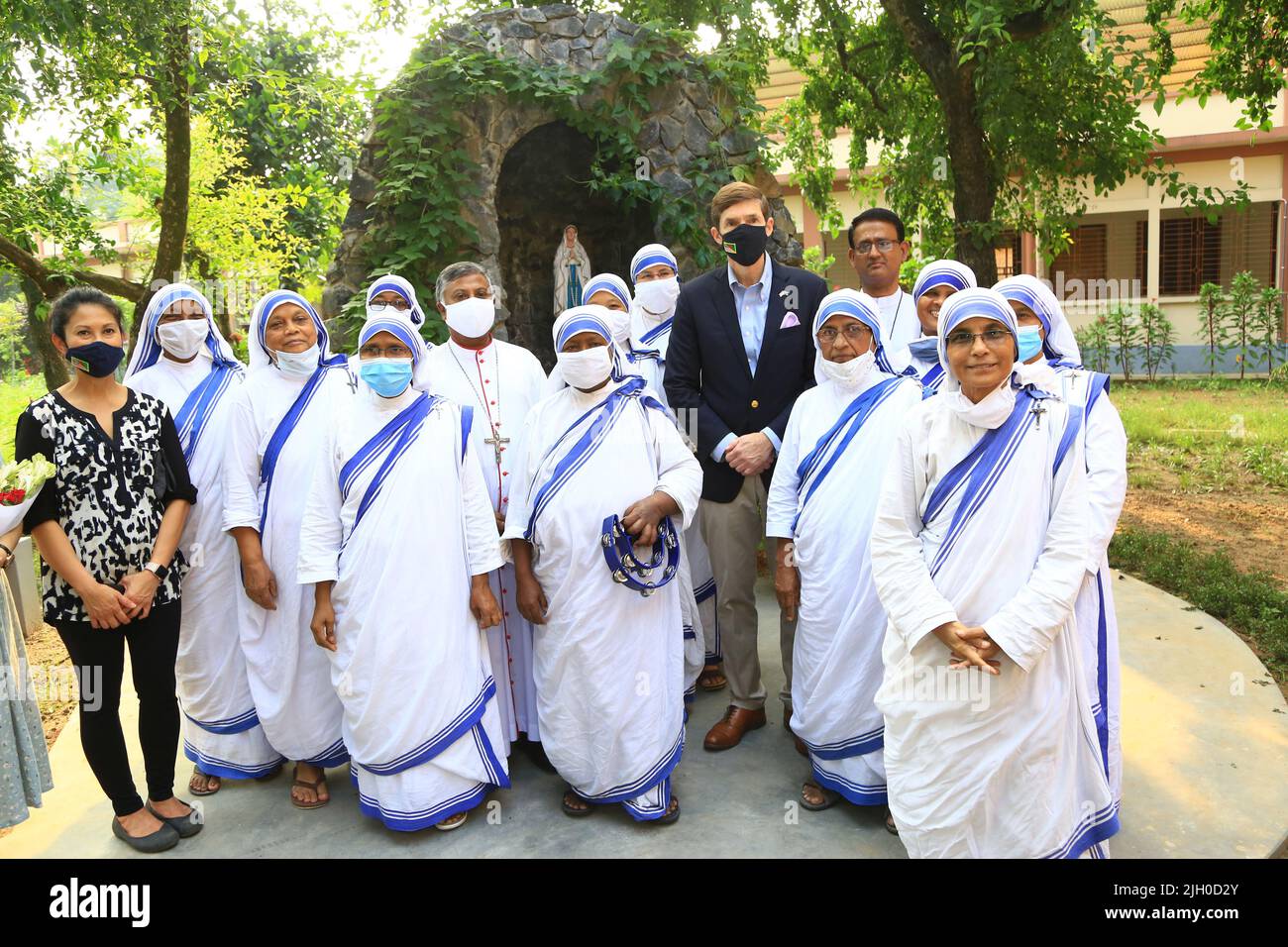 Einige Bilder von Herrn Earl Miller, US-Botschafter in Bangladesch.Bildnachweis: Ripon Tolentino. RVA News. Die wöchentliche Pratibeshi. Stockfoto