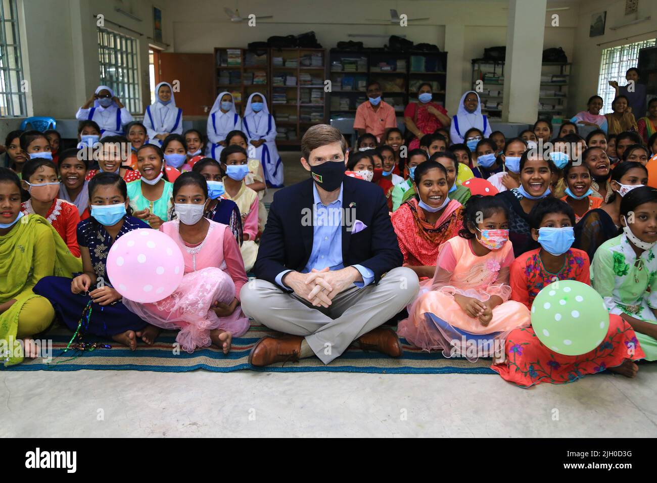 Einige Bilder von Herrn Earl Miller, US-Botschafter in Bangladesch.Bildnachweis: Ripon Tolentino. RVA News. Die wöchentliche Pratibeshi. Stockfoto