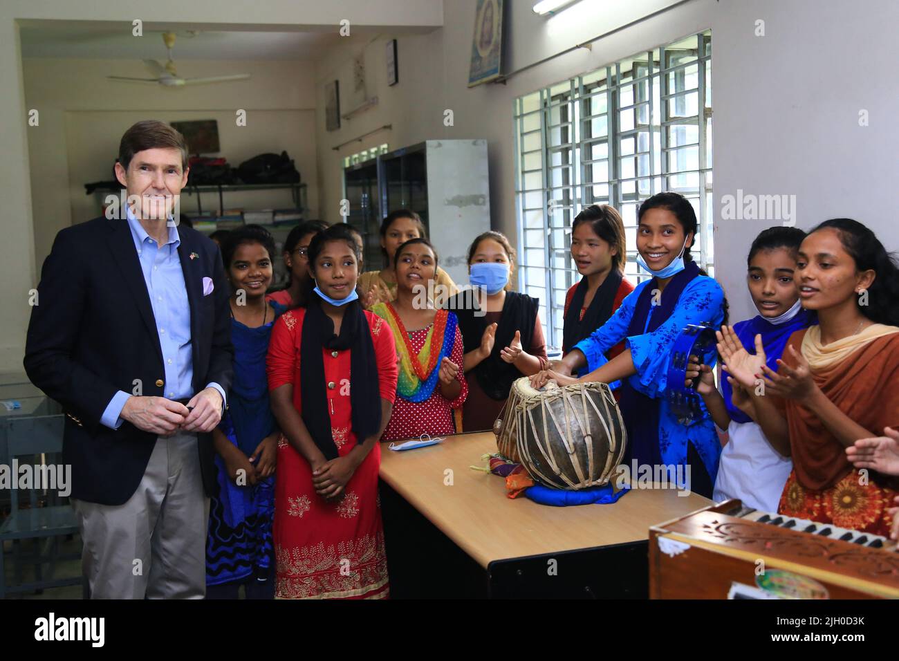 Einige Bilder von Herrn Earl Miller, US-Botschafter in Bangladesch.Bildnachweis: Ripon Tolentino. RVA News. Die wöchentliche Pratibeshi. Stockfoto