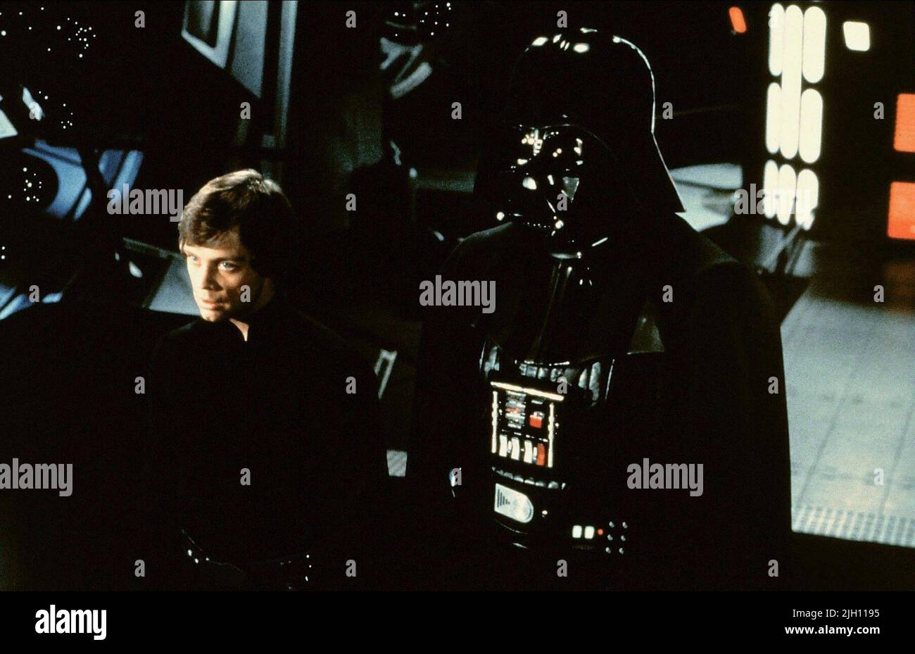 HAMILL, DARTH VADER, PROWSE, STAR WARS: EPISODE VI - RÜCKKEHR DER JEDI, 1983 Stockfoto