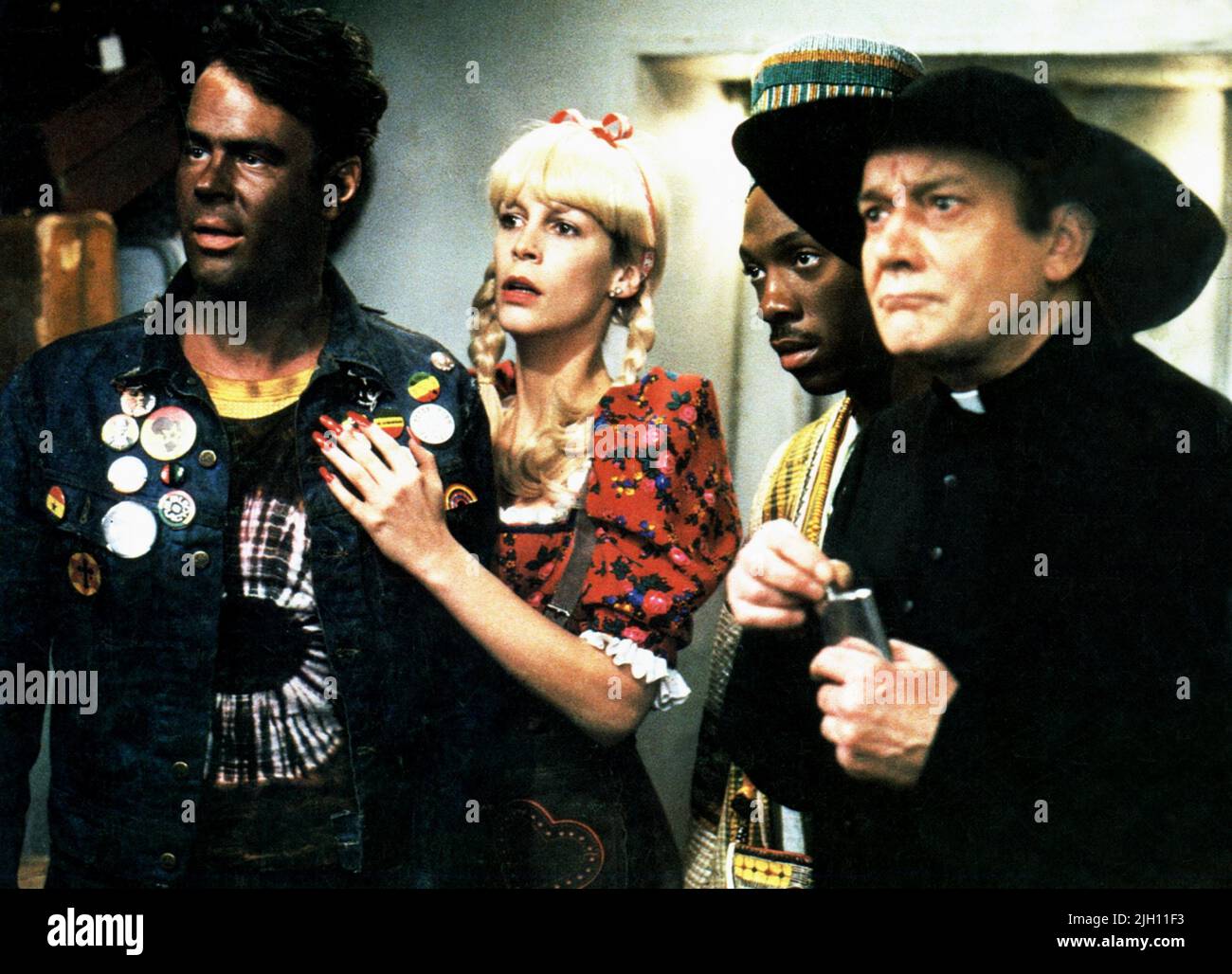 AYKROYD, CURTIS, MURPHY, ELLIOTT, HANDELSPLÄTZE, 1983 Stockfoto